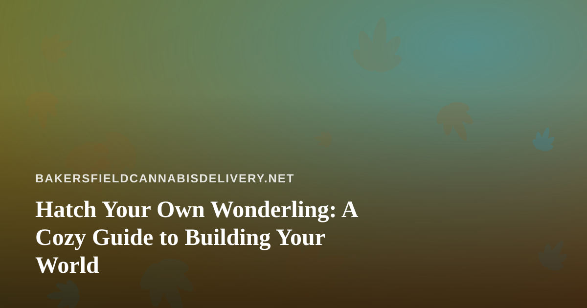 Hatch Your Own Wonderling: A Cozy Guide to Building Your World
